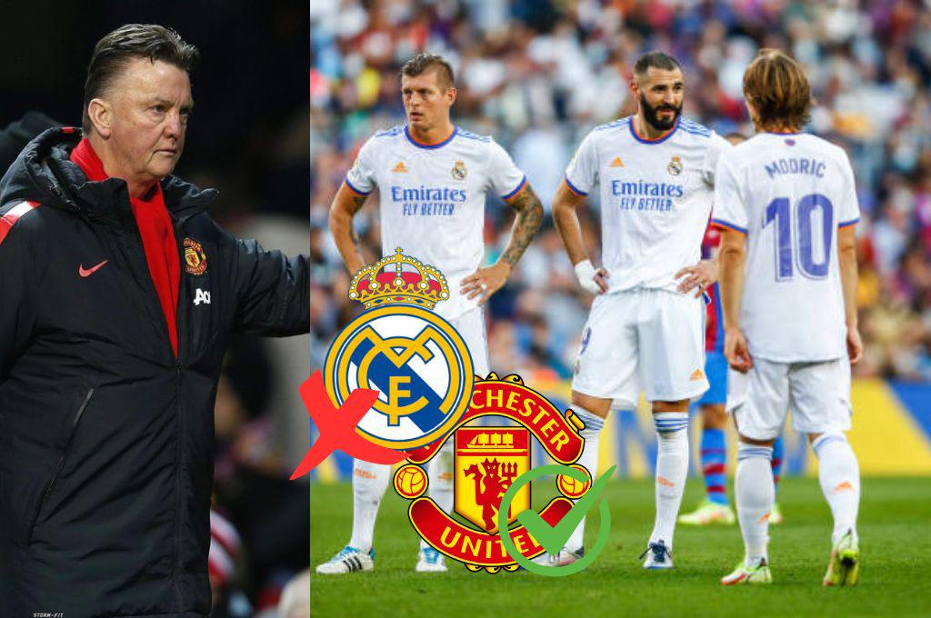 Van Gaal declinó su fichaje: “Antes de firmar con el Real Madrid, tenía todo acordado con el Manchester United...”