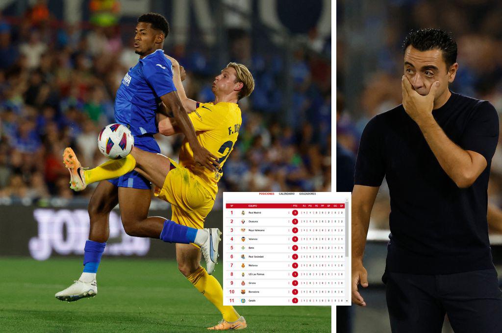 La fuerte discusión de Xavi con el árbitro y exjugador del Barcelona y el polémico penal no pitado; Choco Lozano debutó con Getafe