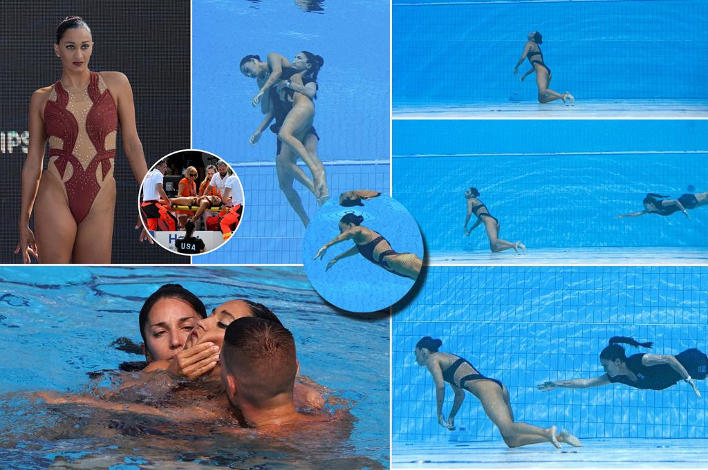 El impactante rescate a la nadadora Anita Álvarez en el Mundial de Natación: su entrenadora le salvó la vida