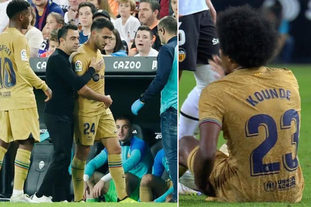 Comunicado oficial del Barcelona sobre Koundé y Eric García tras salir lesionados contra Valencia