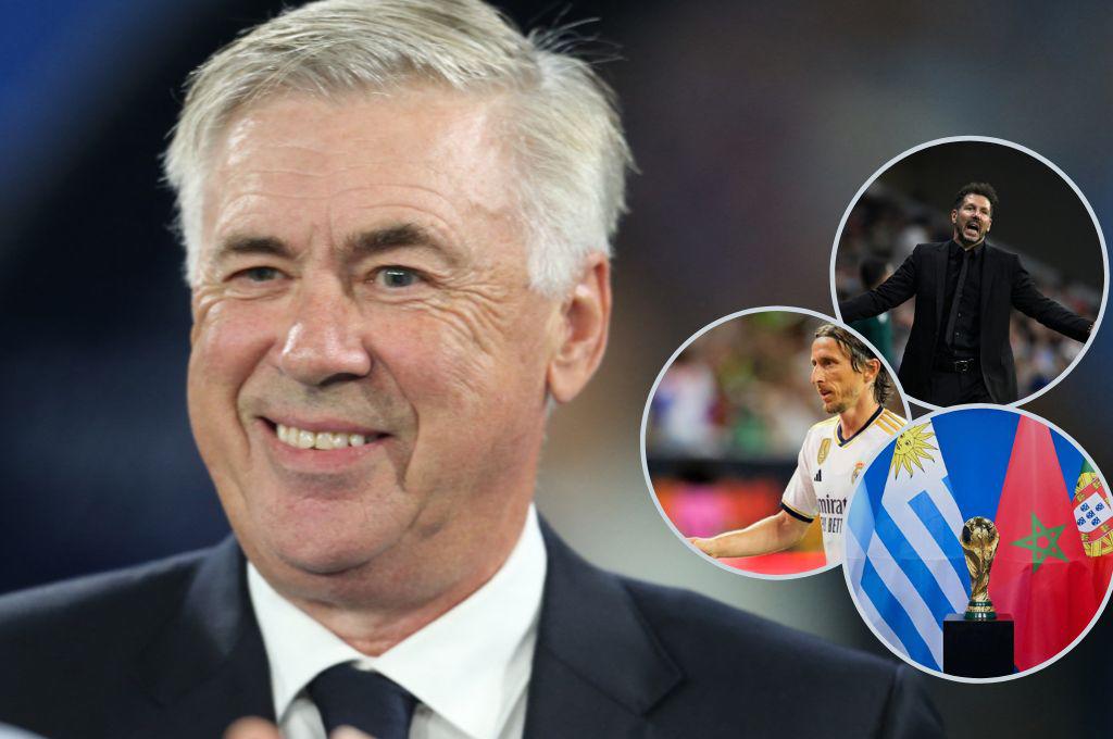 Ancelotti en conferencia: salida de Modric, responde a Simeone y revela cuál debe ser el estadio de la final del Mundial 2030
