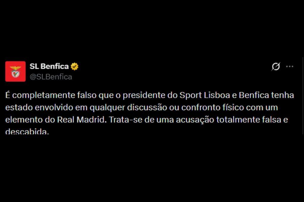 Benfica 'responde' y emite comunicado tras la denuncia de Vinicius por racismo: Es completamente falso...
