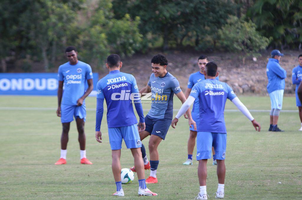 ¡Con nuevo fichaje y Auzmendi! Así fue el último entrenamiento de Diego Vázquez con Motagua previo a enfrentar al Olancho FC
