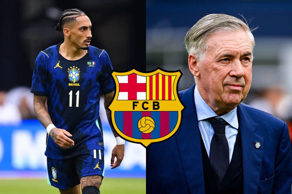 OFICIAL: Barcelona ya sabe la decisión que tomó Brasil con Raphinha y Ancelotti confirma su postura