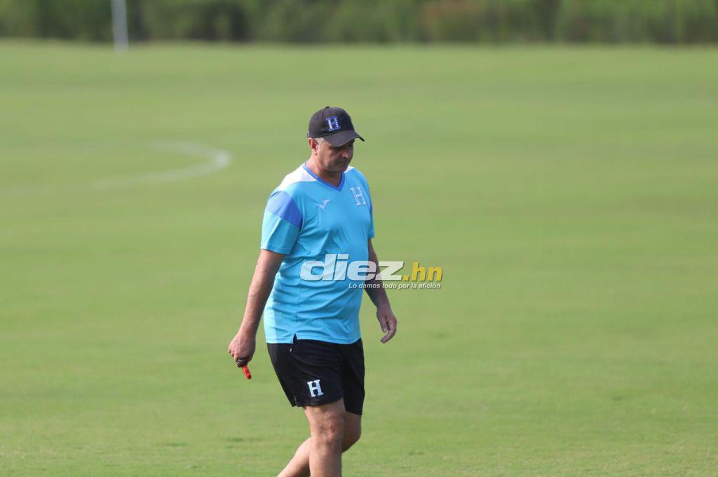 La charla de Diego con futbolista y la admiración de “Chelito” a Pinto: el último entrenamiento de Honduras antes de enfrentar a Haití