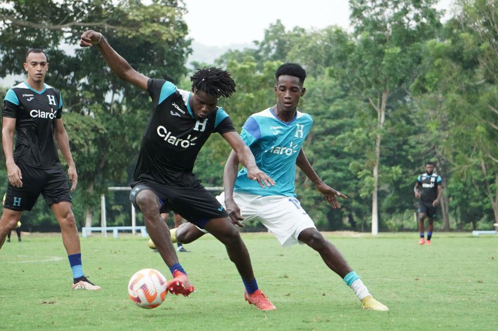 Con doblete Jorge Benguché, la Selección de Honduras Mayor venció a la Sub-22 que se preparara para los Centroamericanos