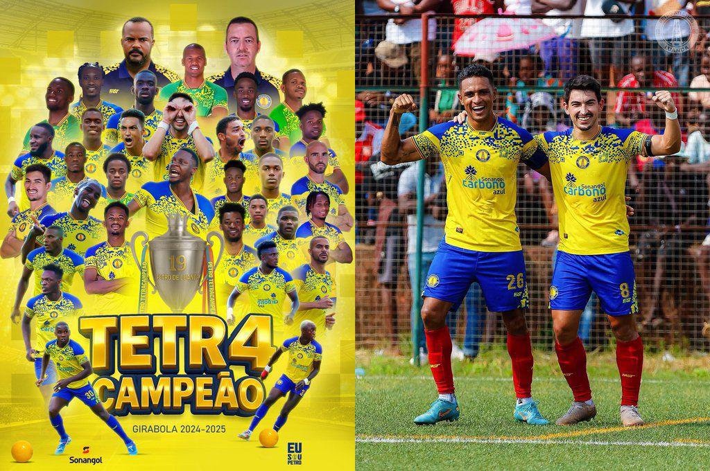 Jonathan Rubio es bicampeón en Angola: a falta de una fecha Petro de Luanda se coronó tetracampeón y llega a su copa 19