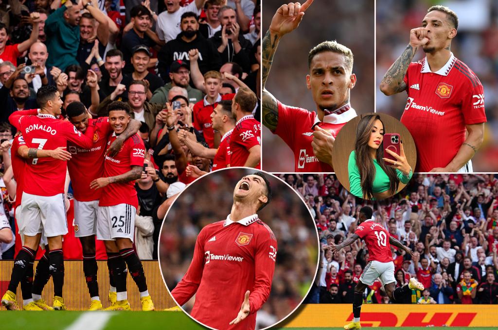 Así fue el tremendo debut de Antony con el Manchester United en el triunfo sobre Arsenal y el gesto de Cristiano Ronaldo que se hizo viral