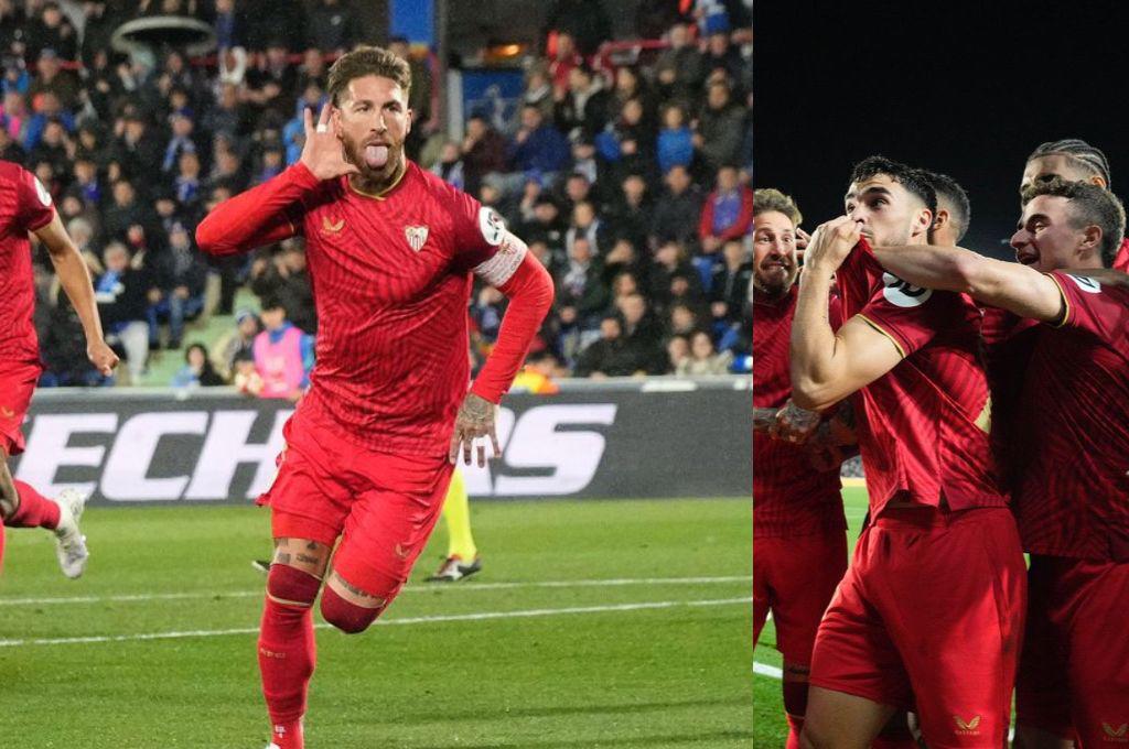 Sergio Ramos ‘saca’ de la crisis al Sevilla y avanzan a los cuartos de final de la Copa del Rey tras eliminar al Getafe
