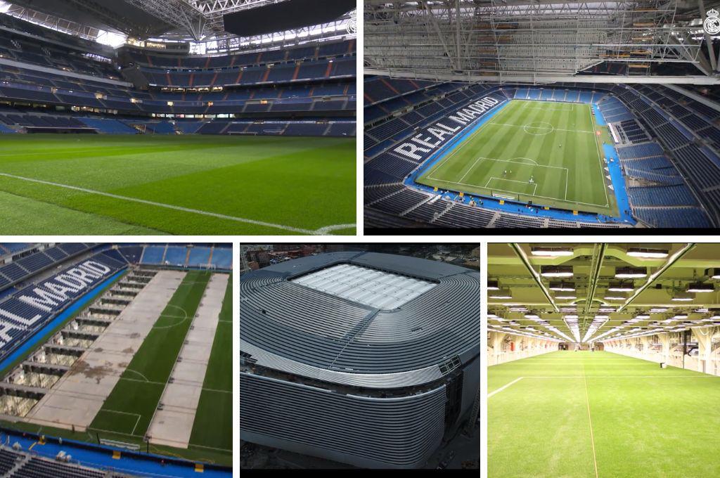 ¡Impresionante y de primer mundo! Así es el espectacular césped retráctil del nuevo Santiago Bernabéu, casa del Real Madrid