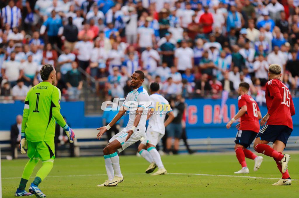 Muchos aplazados y pocos a destacar: El uno a uno de la Selección de Honduras en la derrota ante Costa Rica