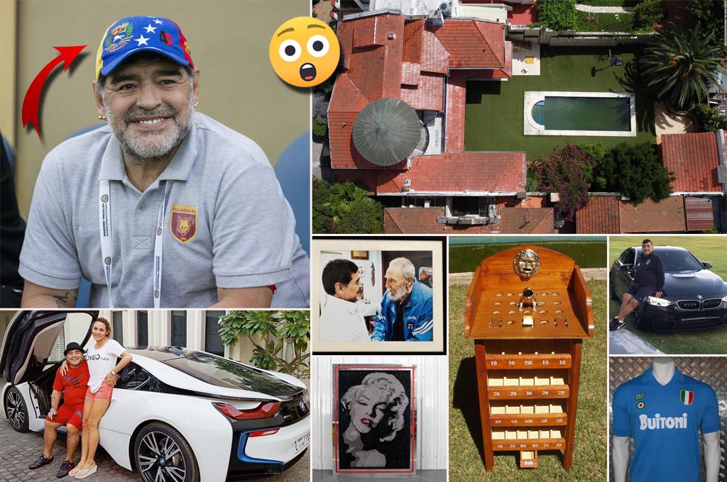 ¿Un desastre? Se subastaron los tesoros de Diego Maradona y solo se vendieron estos bienes