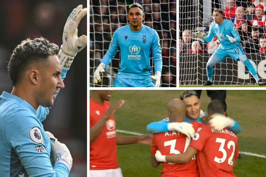 Duro golpe en la cara, nuevo dorsal y termina MVP: Así fue el dulce debut de Keylor Navas en la Premier League (FOTOS)