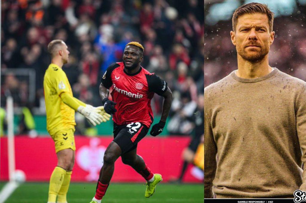 Xabi Alonso lo volvió a hacer: Leverkusen lo empató al 90+6’ y remontó para avanzar a semis de la Copa de Alemania