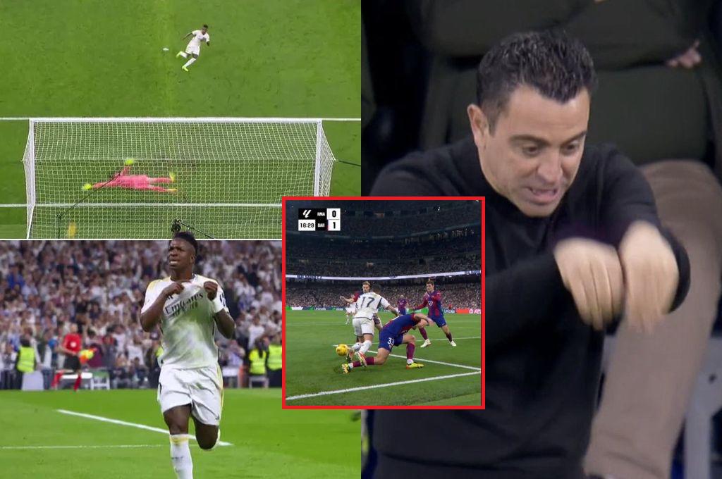 Polémica: el penal que pitaron a Real Madrid contra Barcelona por falta de Cubarsí a Lucas Vázquez en el Clásico