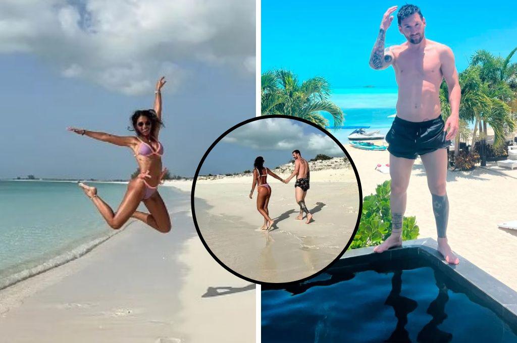 Qué tiene Messi en las rodillas y Antonela deslumbra: Así son las vacaciones de Leo antes de unirse al Inter de Miami