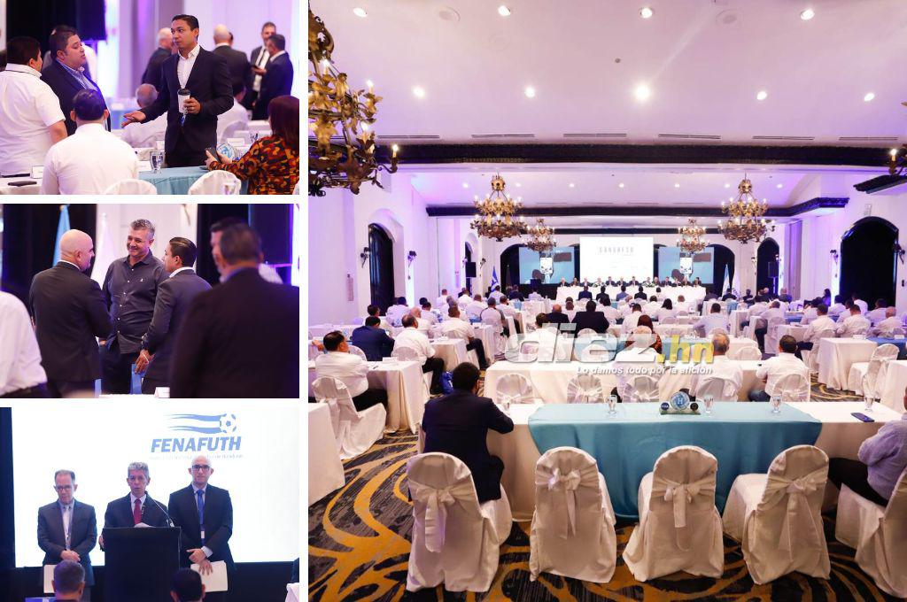 Las imágenes del XX Congreso Extraordinario de Fenafuth; Jorge Salomón hasta 2027, Diego Vázquez y Salvador Nasralla, presentes