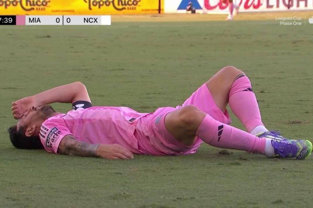 La bronca que tuvo Messi ante Necaxa, revelan la lesión del argentino y los amigos de Leo salvan al Inter Miami en la League Cup