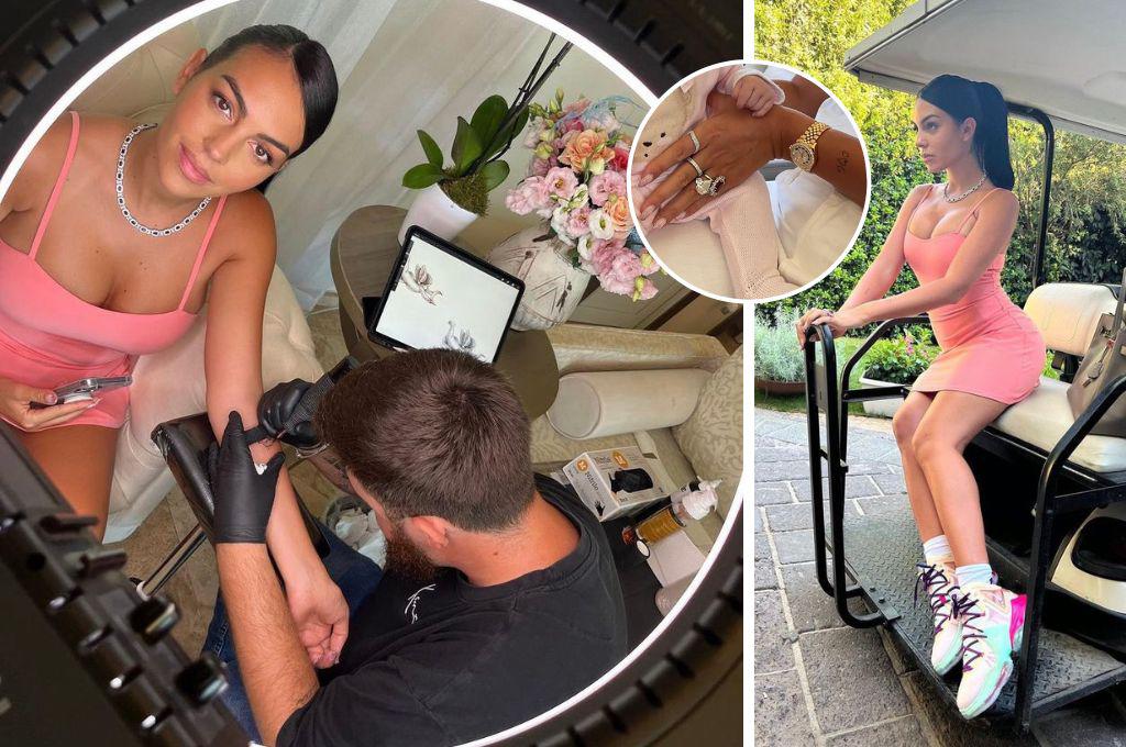 Los dos nuevos tatuajes de Georgina Rodríguez dedicado a su relación con Cristiano Ronaldo: “En la piel, alma y corazón”