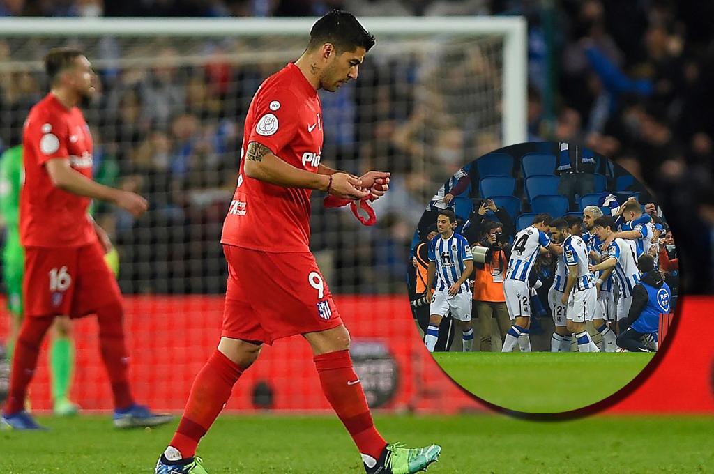 ¡Batacazo colchonero! Real Sociedad se carga al Atlético y avanza a los cuartos de final de la Copa del Rey