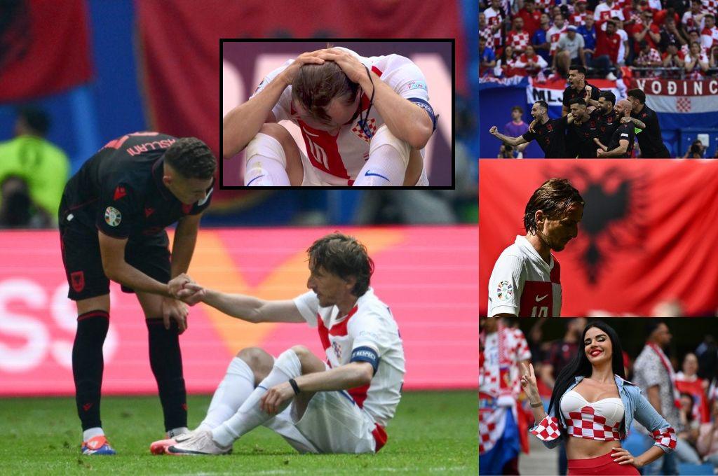 Modric terminó destrozado en la Eurocopa, inesperada polémica de Ivana Knoll y la revancha de Albania tras igualar a Croacia