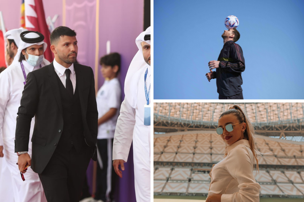 Kun Agüero y sus locuras en Qatar: Dardo a los que silban a Messi, la jocosa broma a taxista y el elogio a la periodista Morena Beltrán