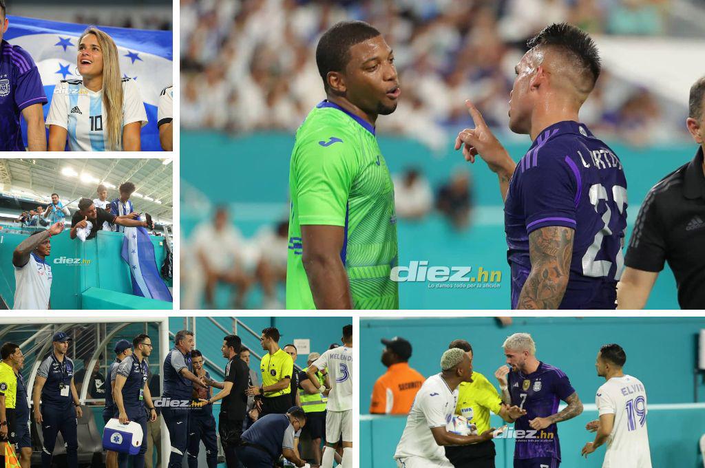 NO SE VIO EN TV del Argentina-Honduras: La bronca entre De Paul y Deiby, las selfies de Denil Maladonado y la petición a Messi con el Barcelona