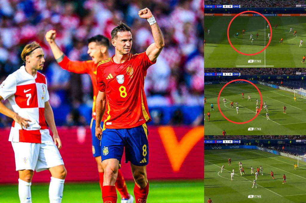 Fabián Ruiz, el héroe de España ante Croacia: Asistencia mágica y el recorte que dejó parado a Modric en su golazo
