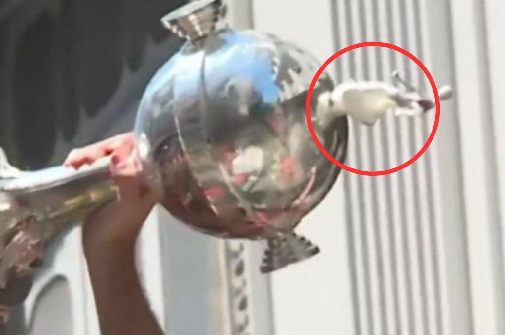 ¡Insólito! jugadores de Flamengo quiebran la Copa Libertadores en los festejos y el método que utilizaron para repararlo