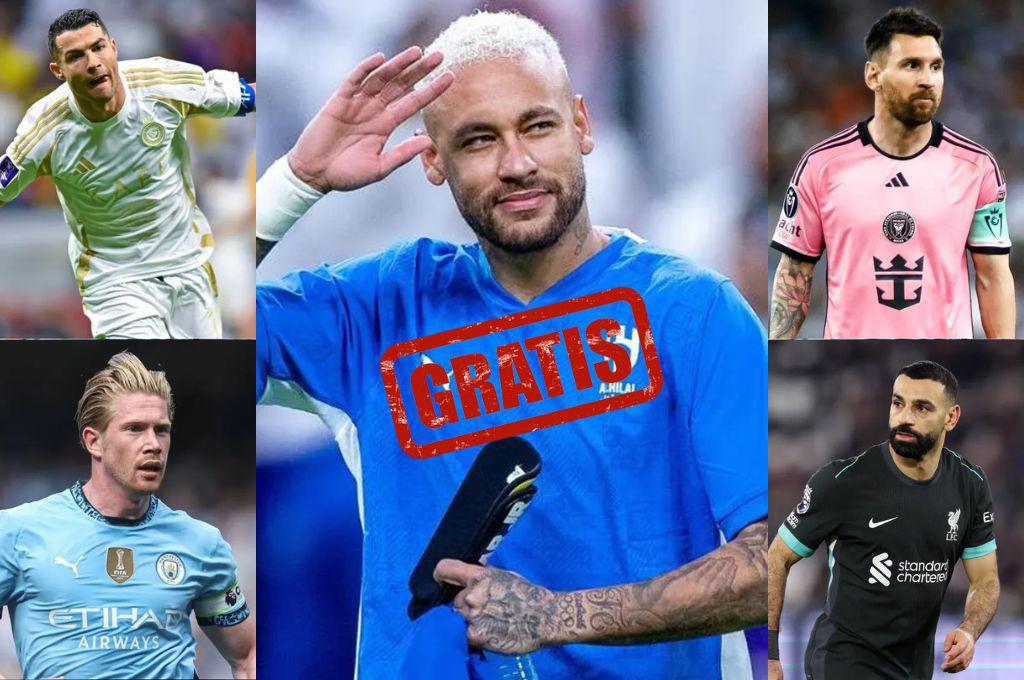 Messi, Cristiano y Neymar son la ganga: los poderosos cracks que ya son agentes libres y pueden cambiar de equipo