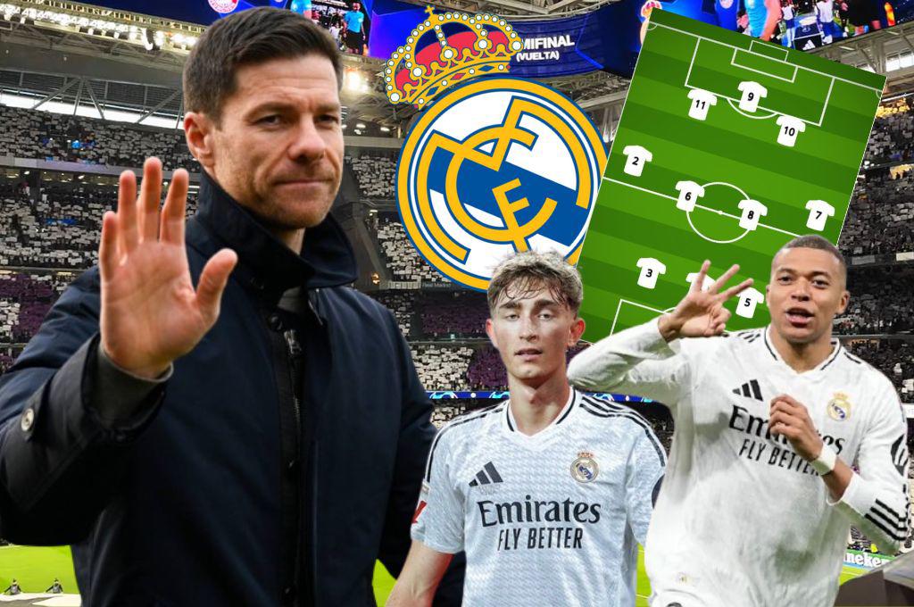 Ya concretó  dos fichajes y los que vienen: el brutal 11 del Real Madrid de Xabi Alonso para destruir al Barcelona