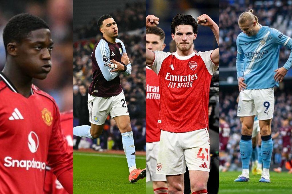 El equipo sorpresa que asusta al Arsenal y City en el liderato: así queda la tabla de la Premier League tras la caída del United