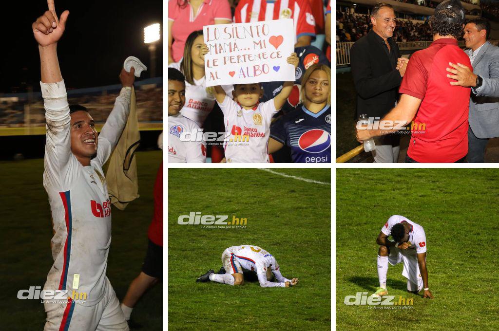 La incredulidad del “Mango”, inexorable ley del ex y el éxtasis de Troglio tras clasificar a su primera final de Concacaf con Olimpia (FOTOS)
