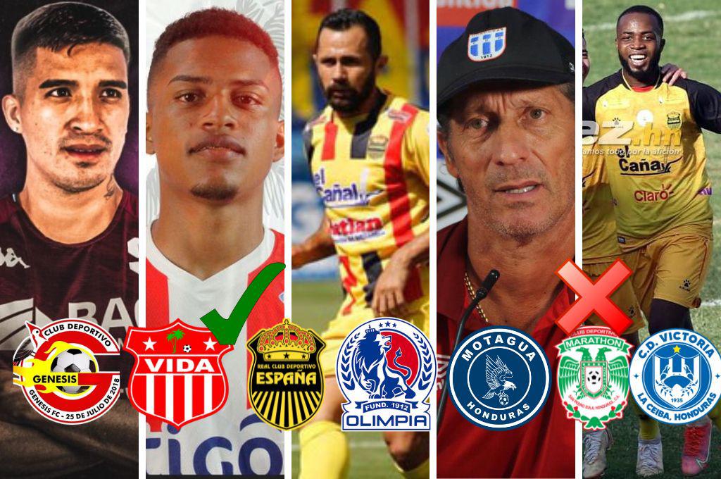 Fichajes: Nuevos jugadores y bajas en Real España, lo que pasó con Chirinos en Olimpia y noticias en Génesis