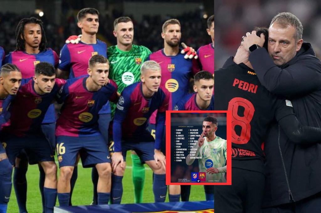 Flick lo sacó por decisión técnica y se irá del club: la novedad en la convocatoria del Barcelona para enfrentar al Atlético