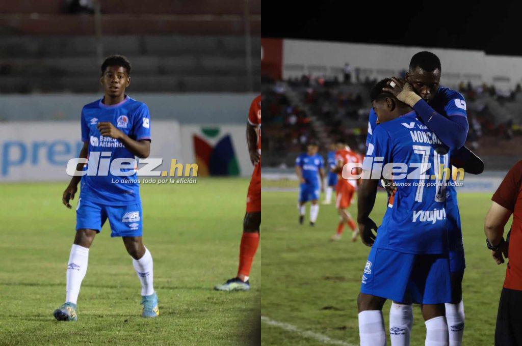 Dereck Moncada, hijo de Maynor Figueroa, hace su debut oficial en Olimpia con 16 años