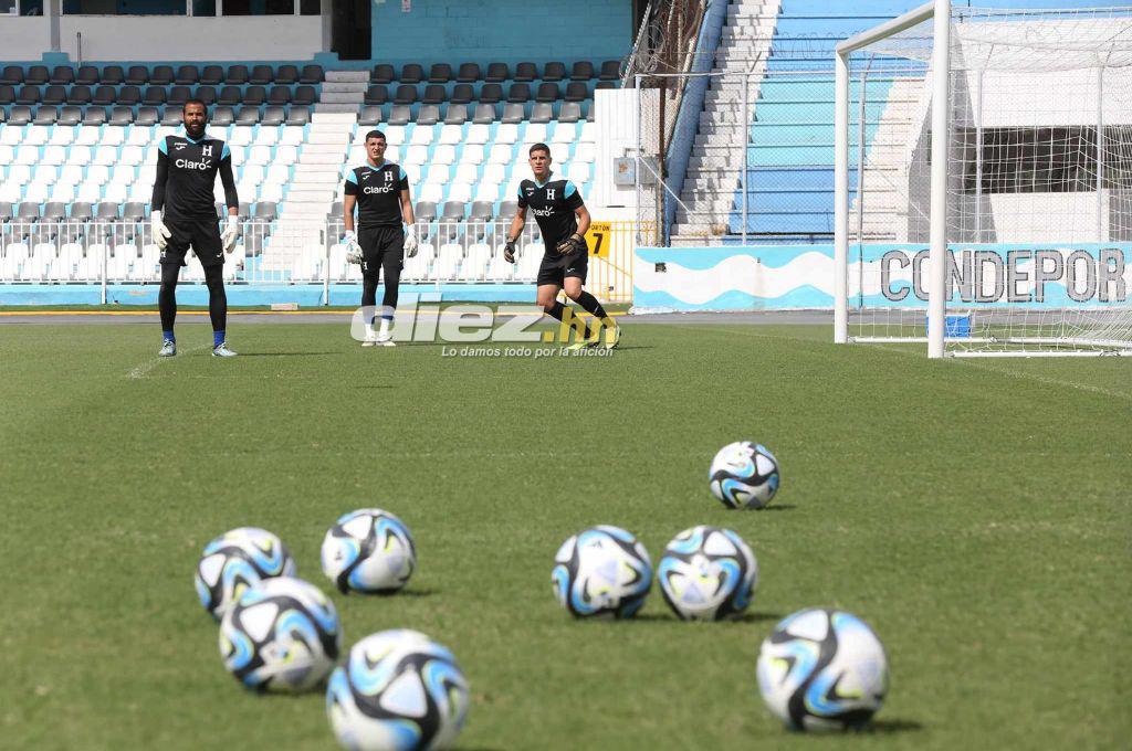 Así fue el último entrenamiento de la Selección de Honduras, esta vez en el estadio Nacional Chelato Uclés