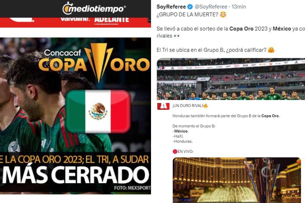 Lo que dice la prensa de México sobre la Selección de Honduras y su grupo en la Copa Oro 2023 ¿El de la muerte?