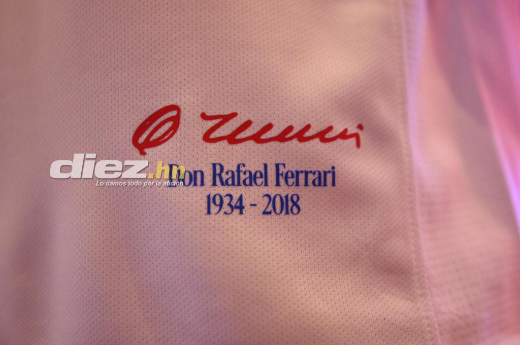 Así son las nuevas camisas del Olimpia: Homenaje a Rafael Ferrari, los detalles de lujo del diseño y su precio
