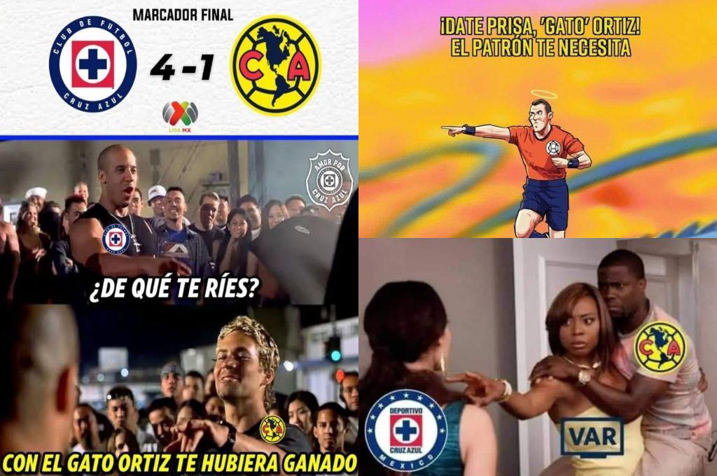 Los memes ‘señalan’ el culpable de la paliza de Cruz Azul al América en la Liga MX: “El patrón te necesita”