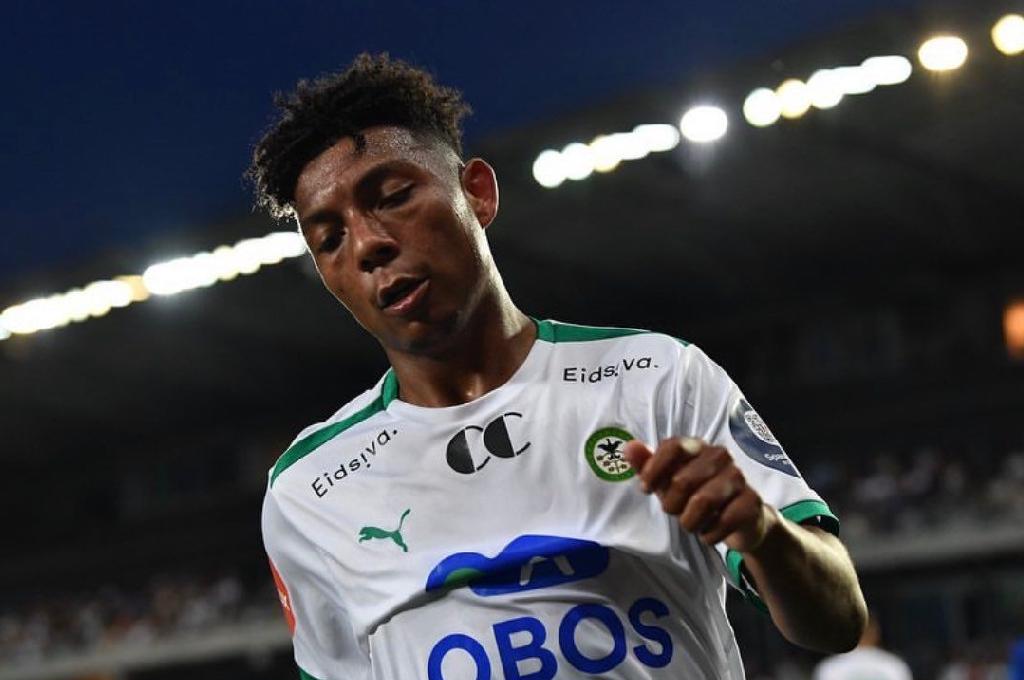 Kobe Hernández Foreste se estrena como goleador en la primera división de Noruega