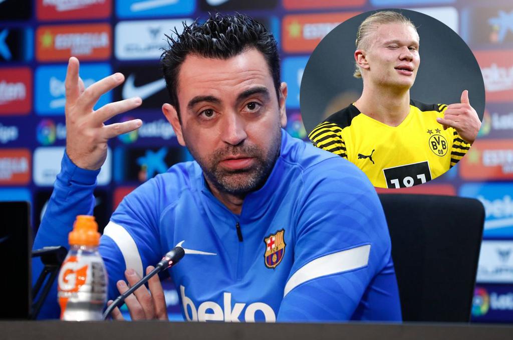 Xavi habla sobre el fichaje de Haaland, la sensible baja del Barcelona ante Levante y el DT que lo marcó de por vida
