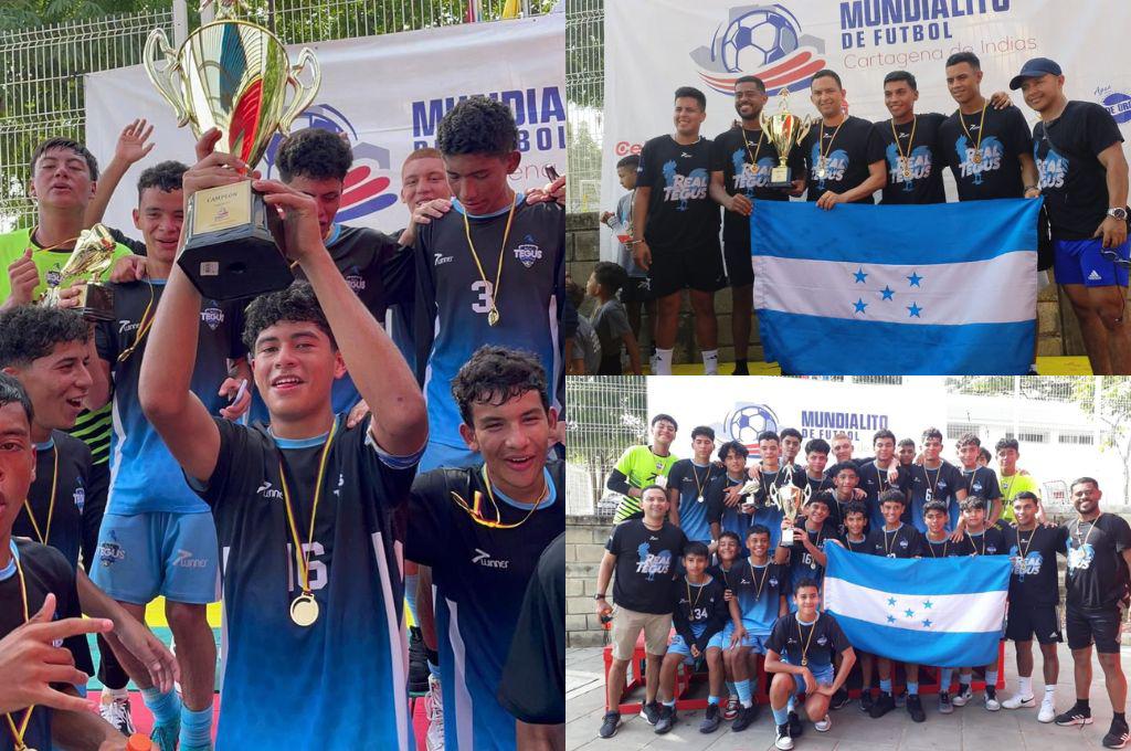¡Invictos! Equipo hondureño queda campeón de torneo internacional en Sudamérica en categoría Sub-17