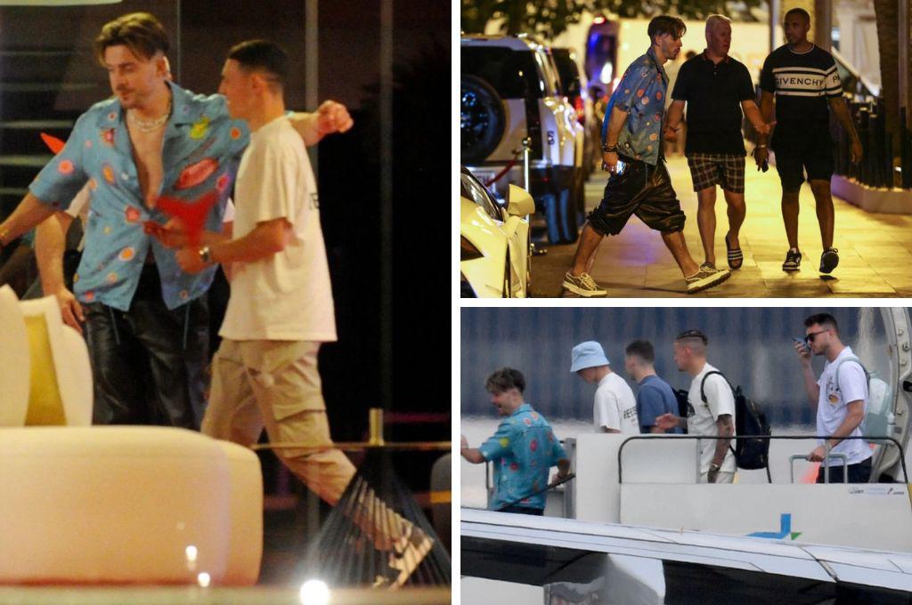 La salvaje fiesta de “Champions” del City en Ibiza: Grealish con los pantalones abajo, invitado especial y Haaland fumando