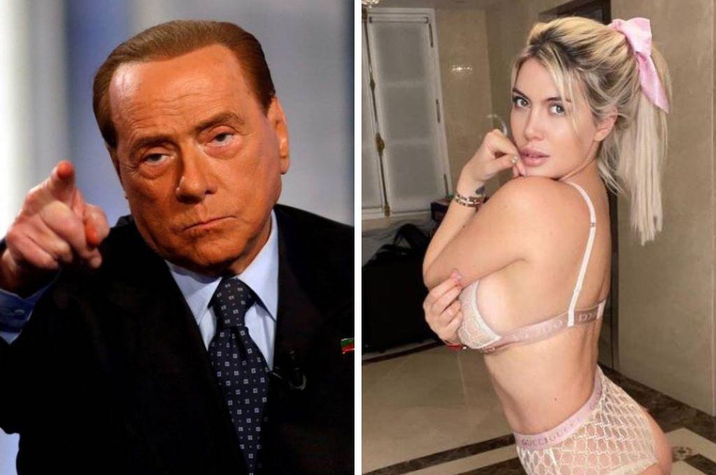 La repugnante frase que dejó Silvio Berlusconi la noche que rechazó a Wanda Nara: Pagó 150 mil euros por verla