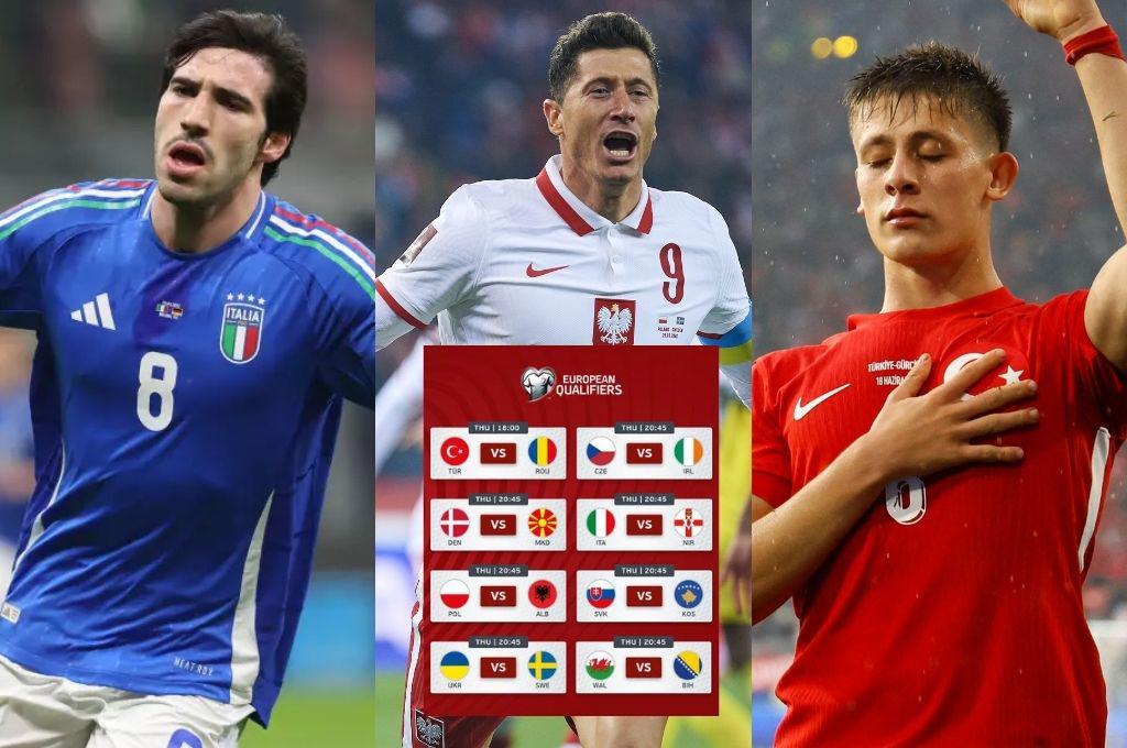 Italia, Lewandowski y Güler tiemblan para ir al Mundial 2026: hora y canal dónde ver hoy el repechaje de la UEFA