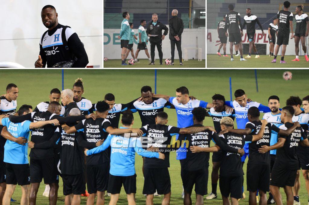 Las primeras imágenes de Yustin Arboleda con la camisa de la Selección de Honduras y un invitado especial en el entreno