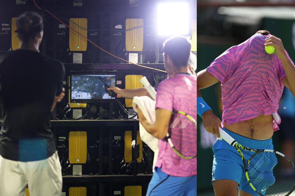 ¡Salieron corriendo! El extraño motivo por el qué se canceló el partido entre Carlos Alcaraz y Zverev en Indian Wells