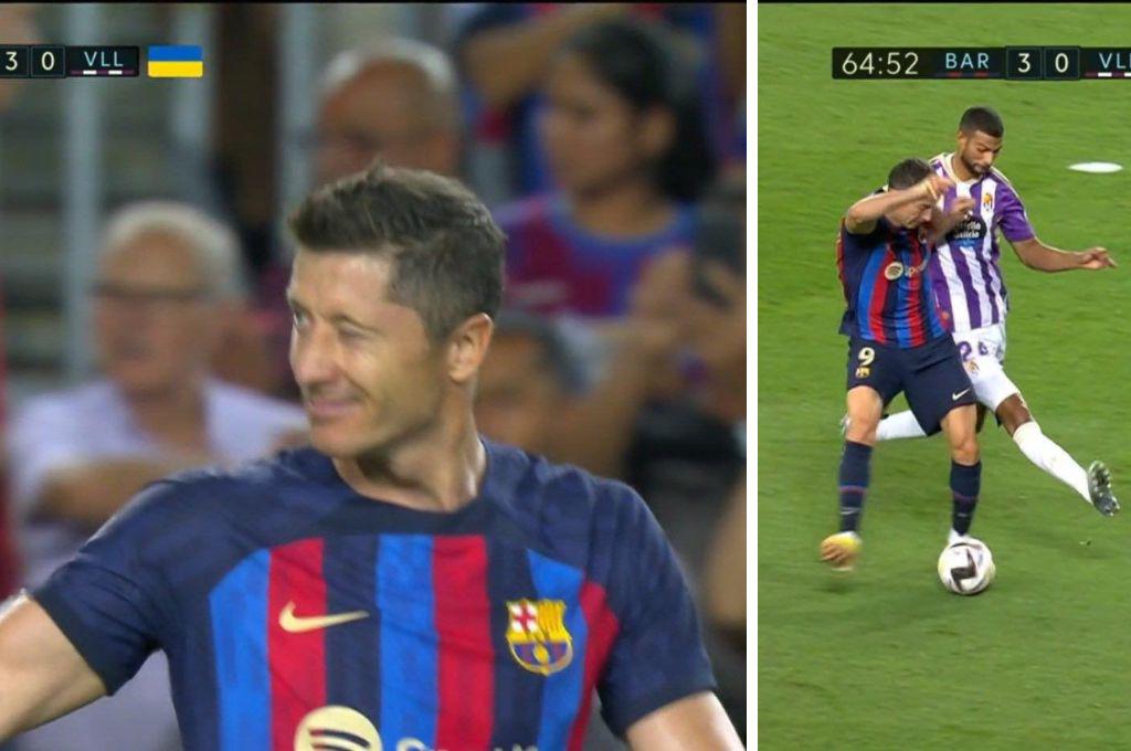 ¡Define de todas formas! El  golazo de taco de Robert Lewandowski con el FC Barcelona (VIDEO)