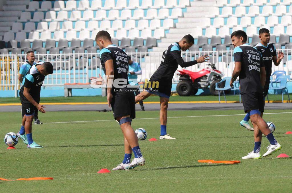 Así fue el último entrenamiento de la Selección de Honduras, esta vez en el estadio Nacional Chelato Uclés